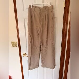 Abercrombie & Fitch Tan Wide Leg Trousers size M